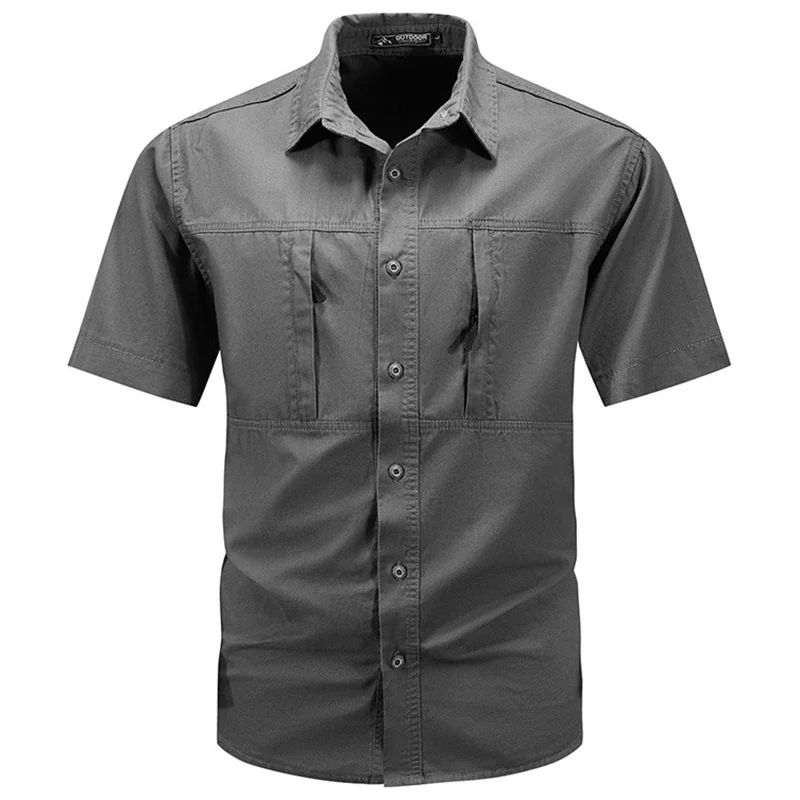 Tactical Military Shirt Cargo - Erkek Taktik Kısa kollu Gömlek Yaz