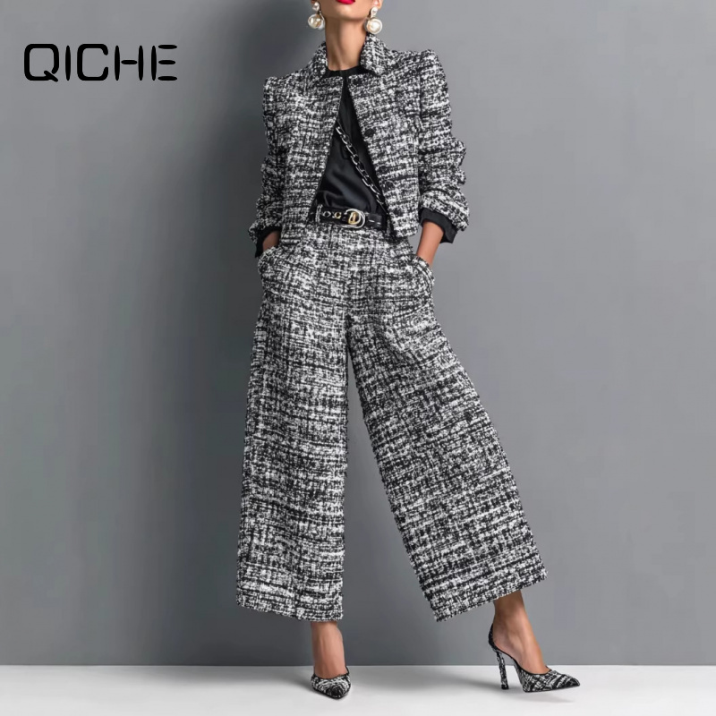 Jackets - QICHE Yeni 2026 Kadın Avrupa Tarzı