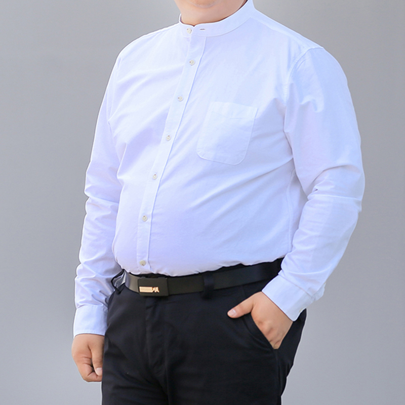 Mandarin Collar Formal Shirt Slim Fit - Sonbahar Yeni Kore Gömleği S-10XL 2026