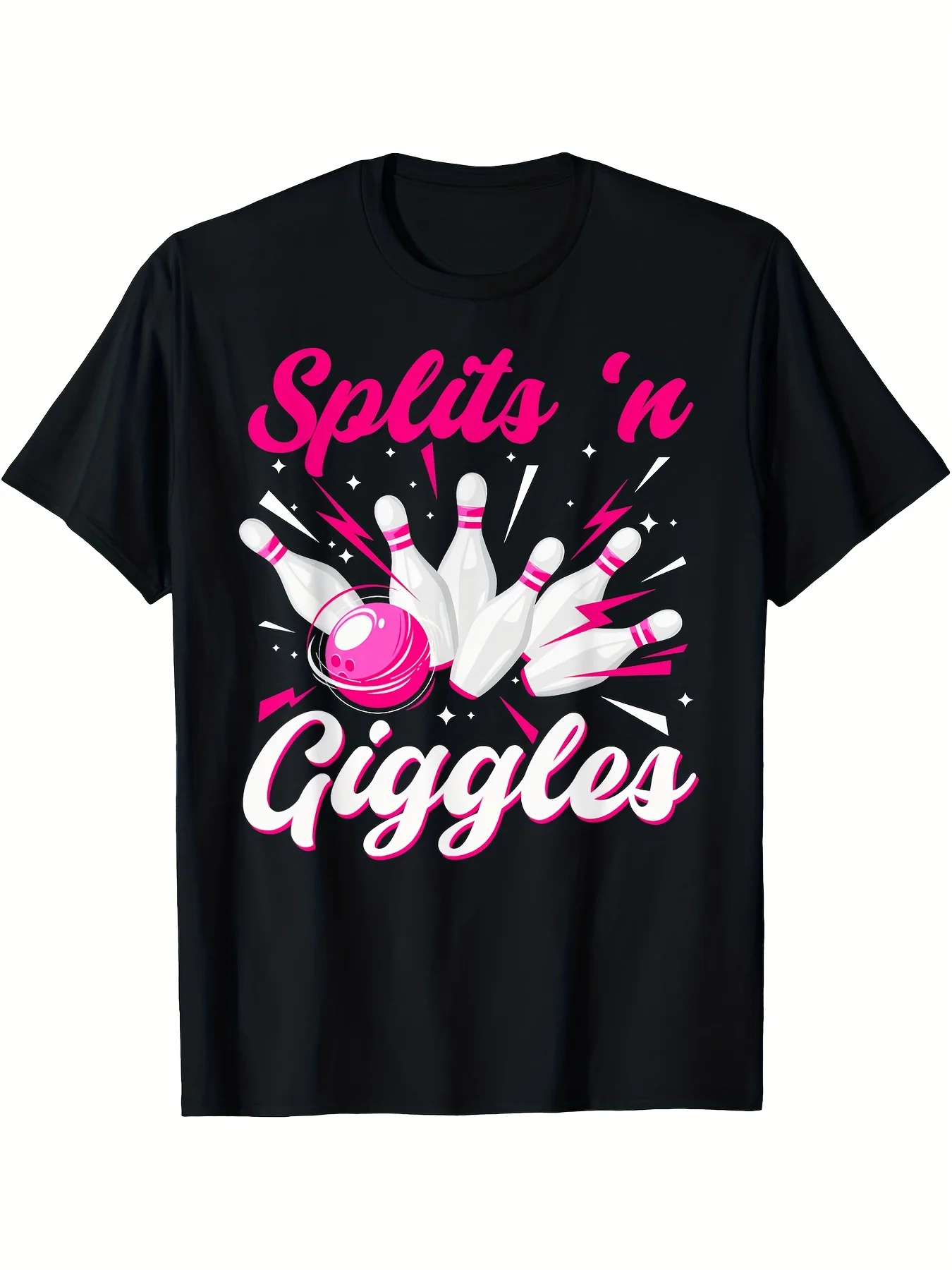 Short Sleeve Bowling Shirt Retro - Yetişkinler için Komik Bowling Temalı Tişört