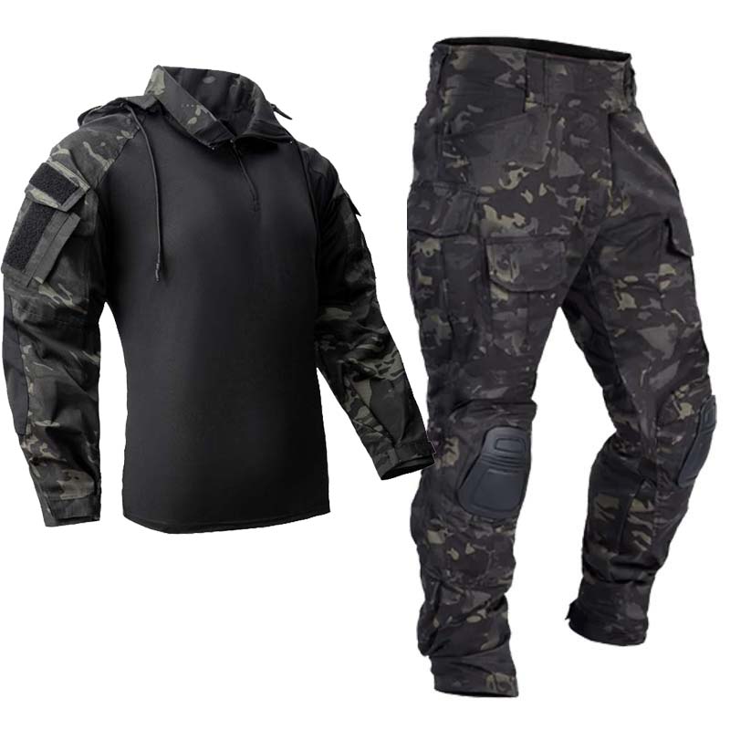 Tactical Military Shirt Cargo - Erkek Taktik Üniforması Askeri Dış Mekan