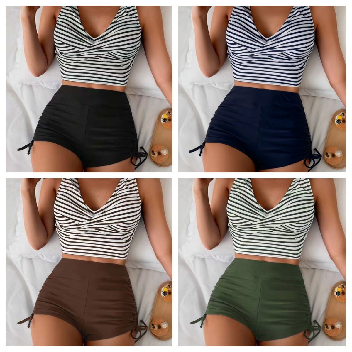 Kadın Mayo Bikini Crop Top Yük - Shorts incelemesi ve fiyatı