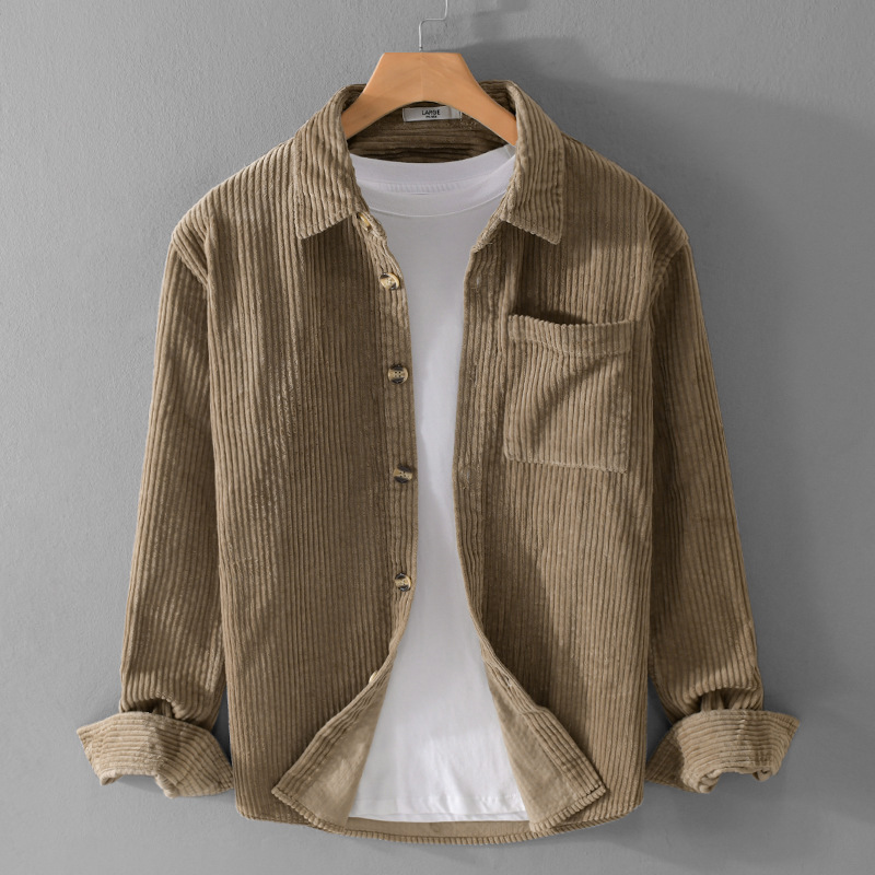 2026 Yeni Erkek Kadife Gömlek  - Corduroy Button Up Shirt Men incelemesi ve fiyatı