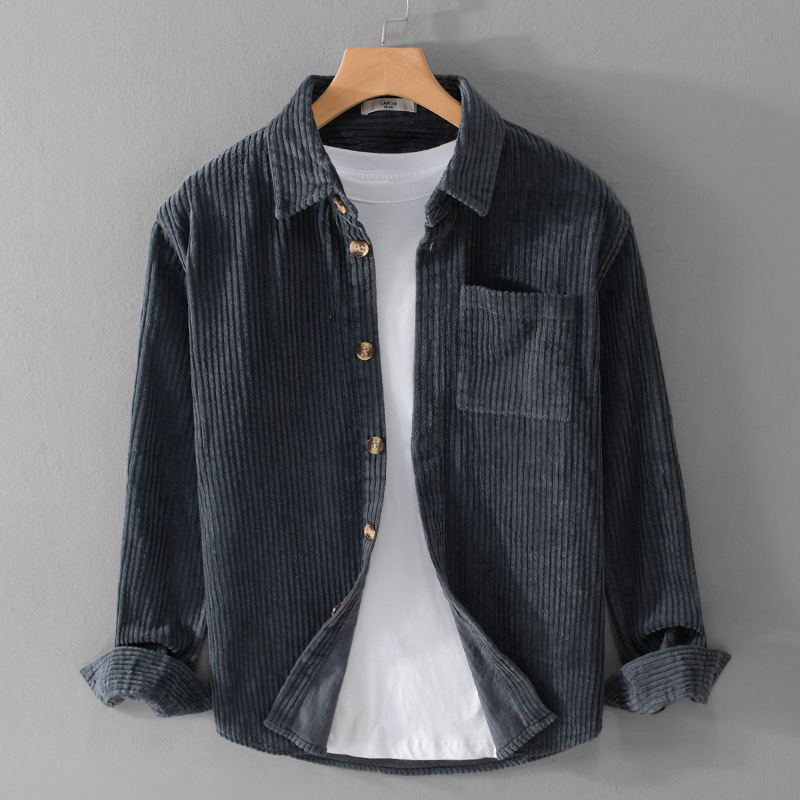 2026 Yeni Erkek Kadife Gömlek  - Corduroy Button Up Shirt Men incelemesi ve fiyatı