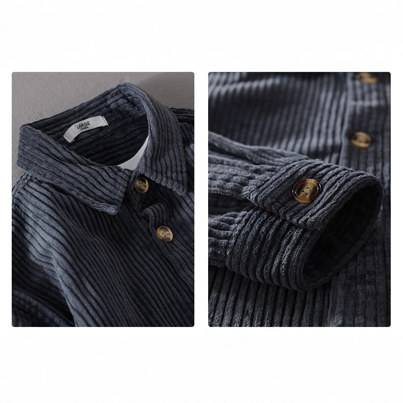 2026 Yeni Erkek Kadife Gömlek  - Corduroy Button Up Shirt Men incelemesi ve fiyatı