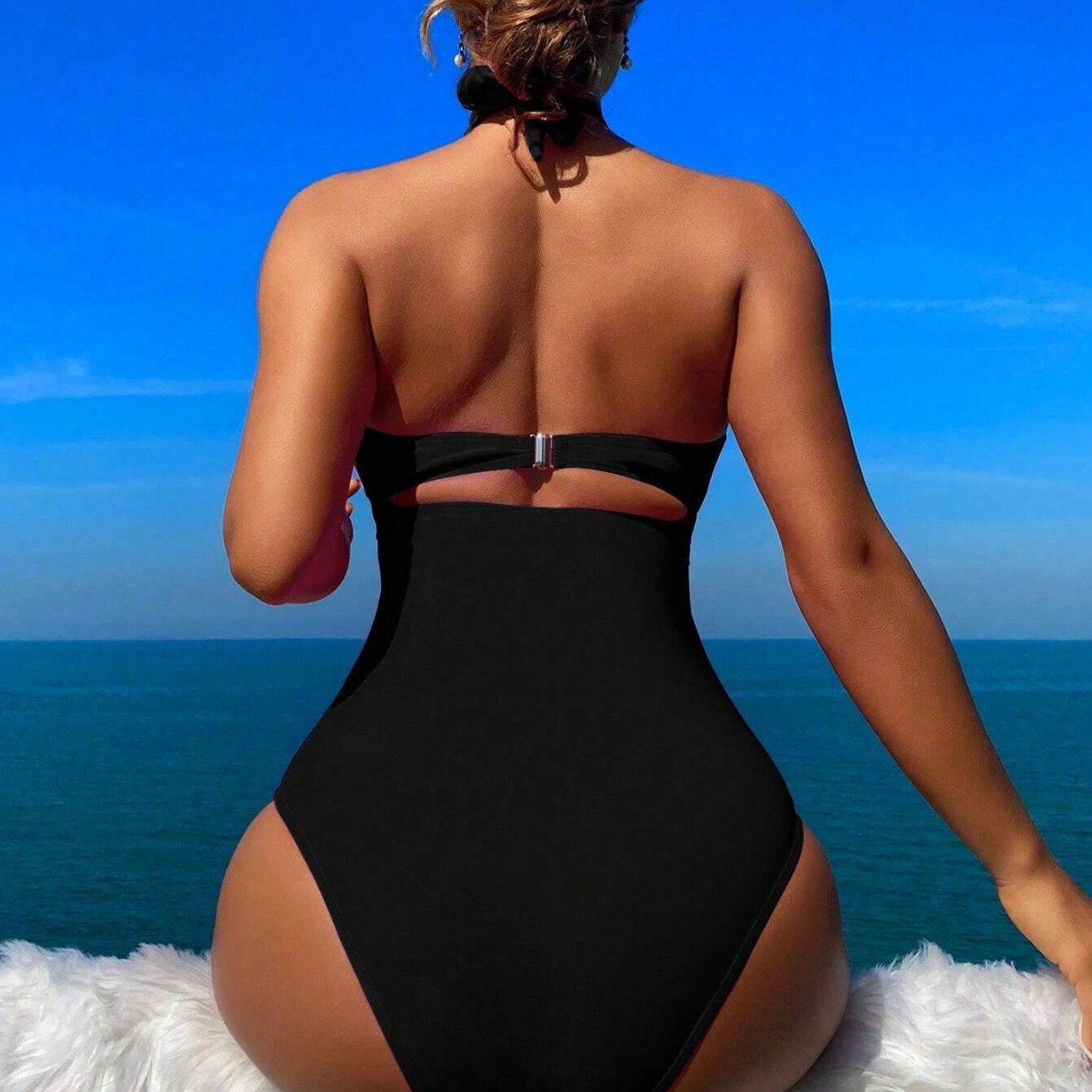 Kadın Mayo Halter Yaka Düz Ren - Suits incelemesi ve fiyatı