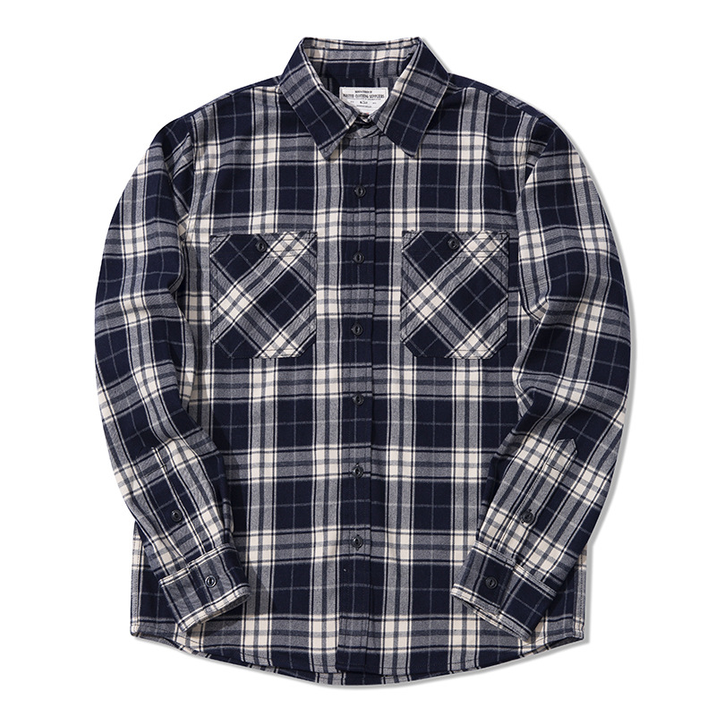 Sonbahar Kış Moda erkek Klasik - Flannel Plaid Shirt Heavy Weight incelemesi ve fiyatı
