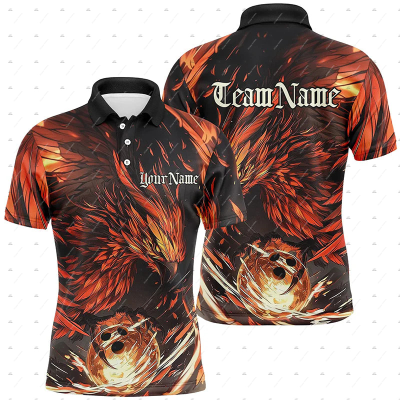 Özel Ad Bowling Kafatası Alev  - Short Sleeve Bowling Shirt Retro incelemesi ve fiyatı