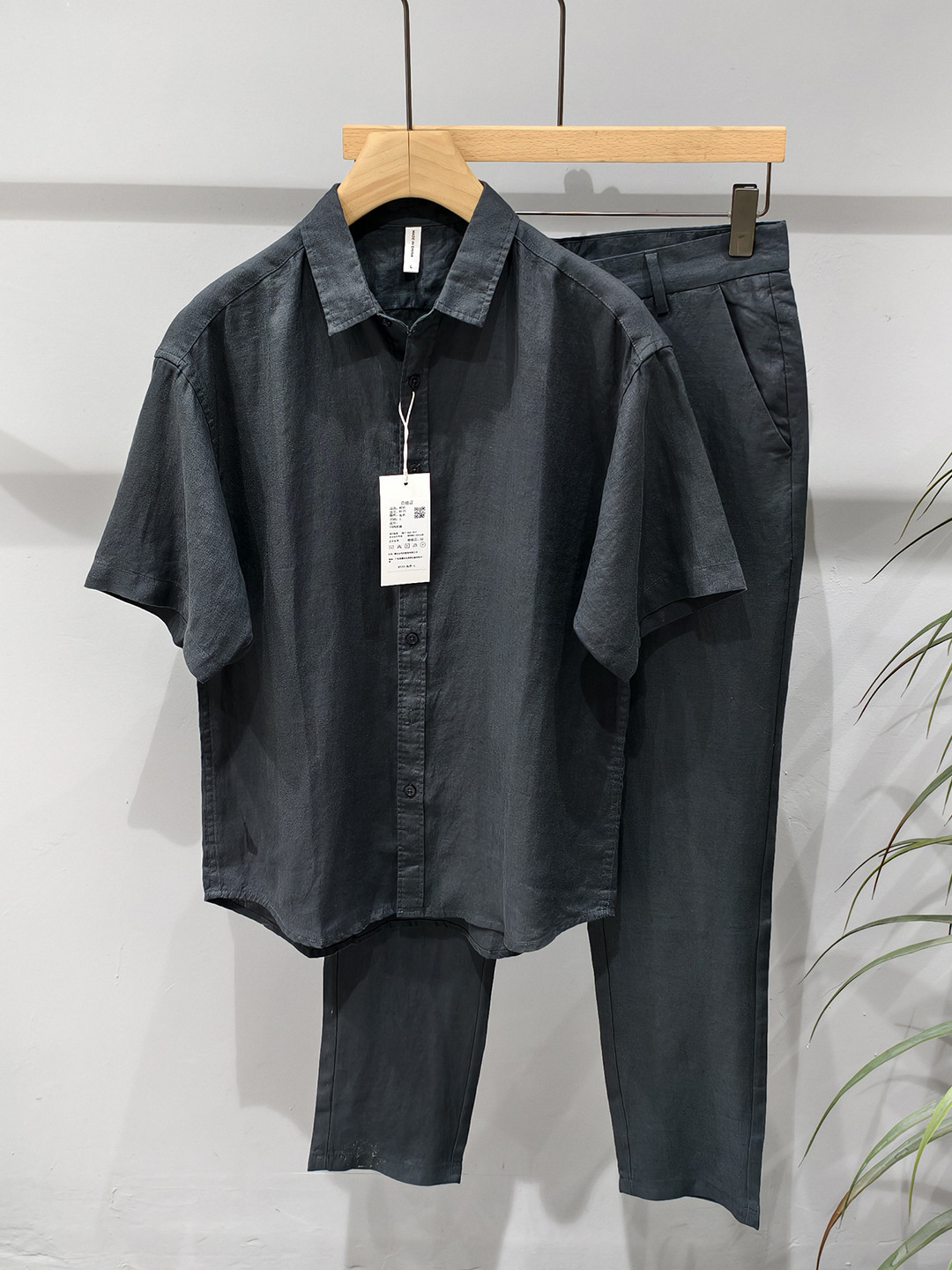 Saf Keten Kısa Kollu Günlük Ta - Mens Linen Shirt Long Sleeve incelemesi ve fiyatı