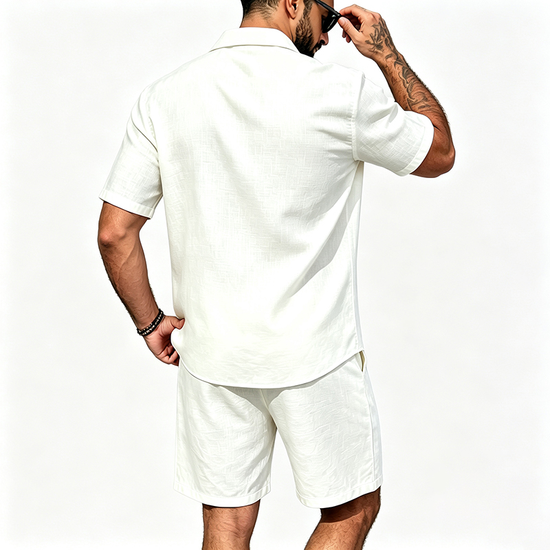 Erkekler Keten İki Parçalı Kıy - Mens Linen Shirt Long Sleeve incelemesi ve fiyatı