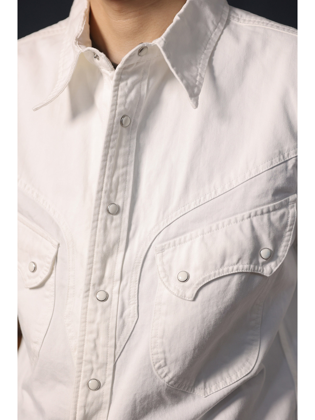 Kovboy Batı Tarzı Çıtçıtlı Göm - Mens Western Denim Pearl Snap Shirt incelemesi ve fiyatı