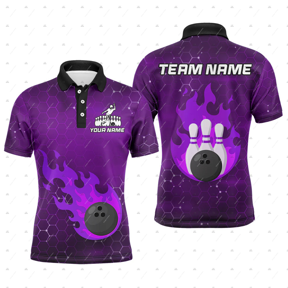 Özel Ad Bowling Kafatası Alev  - Short Sleeve Bowling Shirt Retro incelemesi ve fiyatı