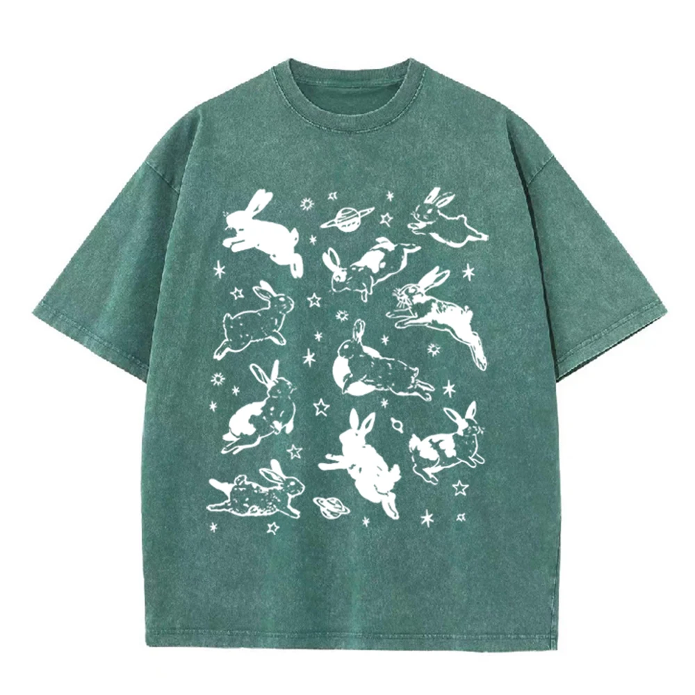 2026 Vintage Uzay Tavşanı Geze - Acid Wash Vintage Graphic T Shirt incelemesi ve fiyatı
