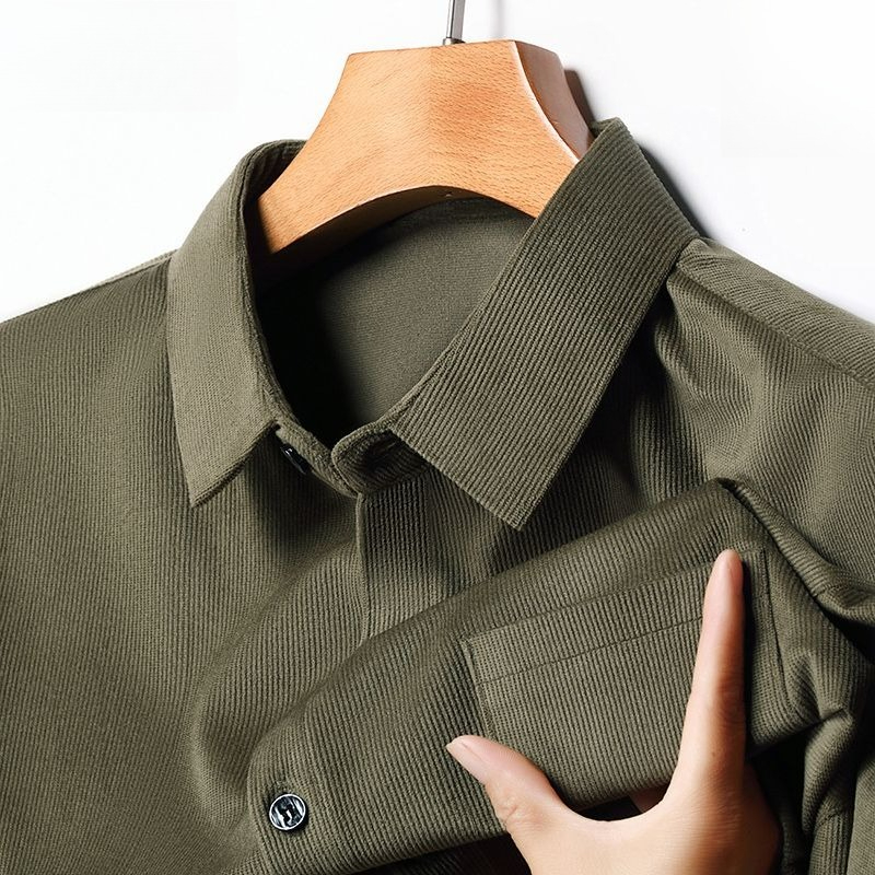 Fitilli Kadife Erkek Uzun Koll - Corduroy Button Up Shirt Men incelemesi ve fiyatı