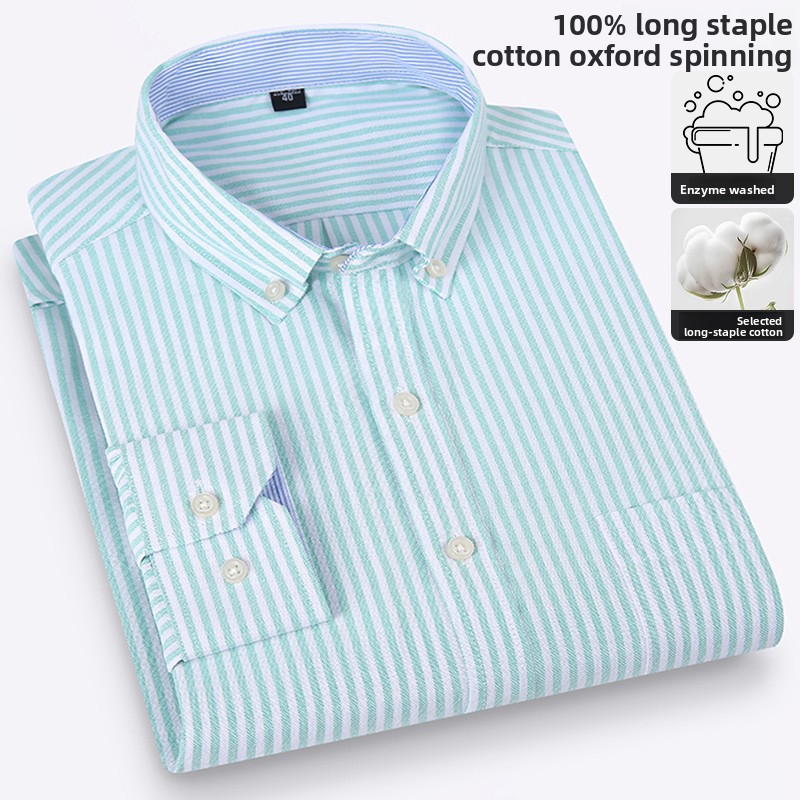 Saf Pamuk Yüksek Kaliteli Iş R - Oxford Cotton Casual Shirt Business incelemesi ve fiyatı