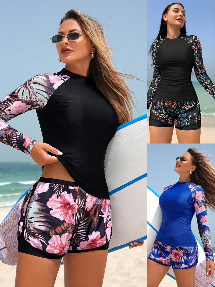 Y2k Tankini Kadın Uzun Kollu C - Shorts incelemesi ve fiyatı