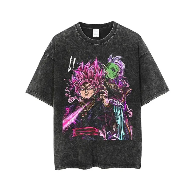 Goku Siyah Gül T Shirt Dragon  - Acid Wash Vintage Graphic T Shirt incelemesi ve fiyatı