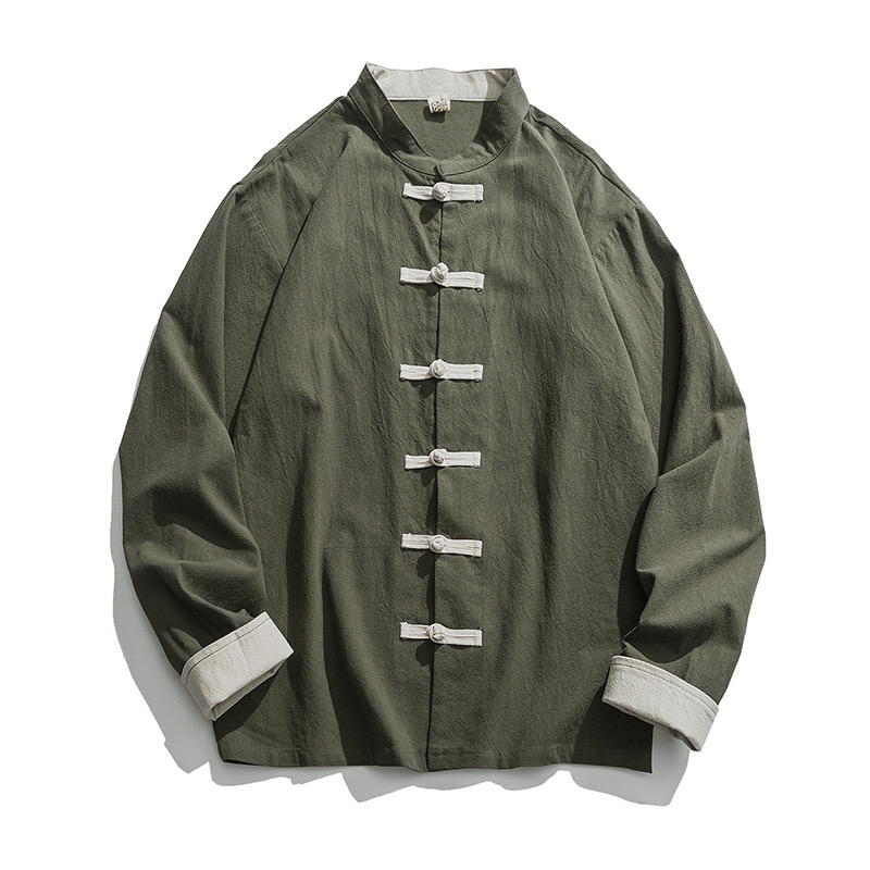 2026 Yeni Kimono Ceket Erkekle - Mens Linen Shirt Long Sleeve incelemesi ve fiyatı