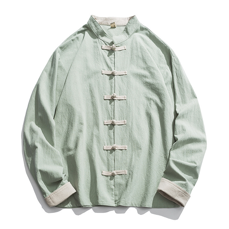 2026 Yeni Kimono Ceket Erkekle - Mens Linen Shirt Long Sleeve incelemesi ve fiyatı