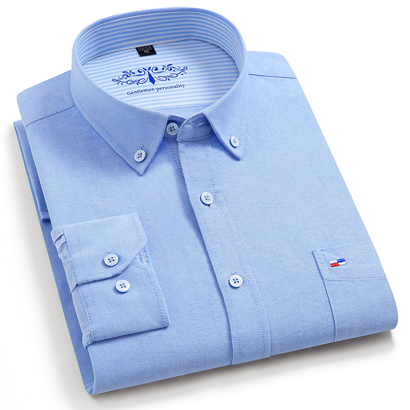 100% saf pamuk Oxford erkekler - Oxford Cotton Casual Shirt Business incelemesi ve fiyatı