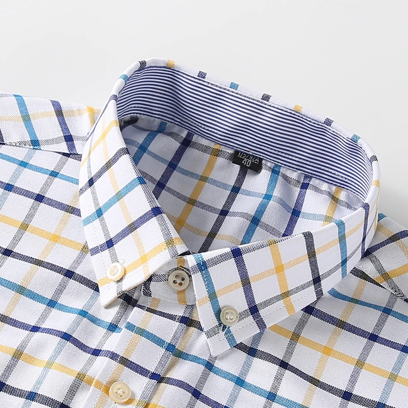 Erkek %100 Pamuklu Gömlekler U - Oxford Cotton Casual Shirt Business incelemesi ve fiyatı