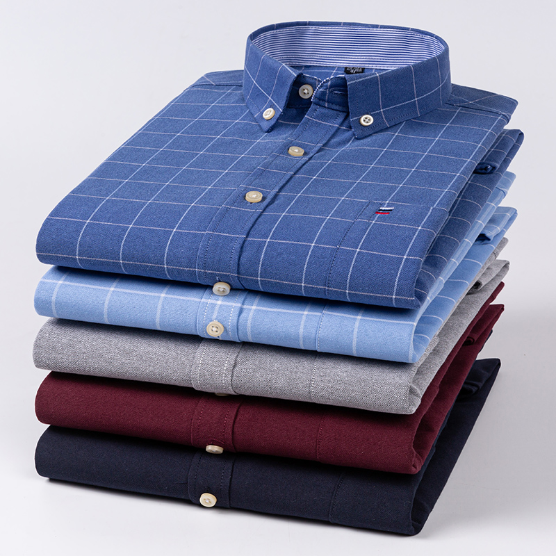 Erkek Casual Gömlek Pamuk Oxfo - Oxford Cotton Casual Shirt Business incelemesi ve fiyatı