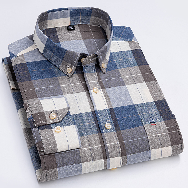 Erkek Casual Gömlek Pamuk Oxfo - Oxford Cotton Casual Shirt Business incelemesi ve fiyatı