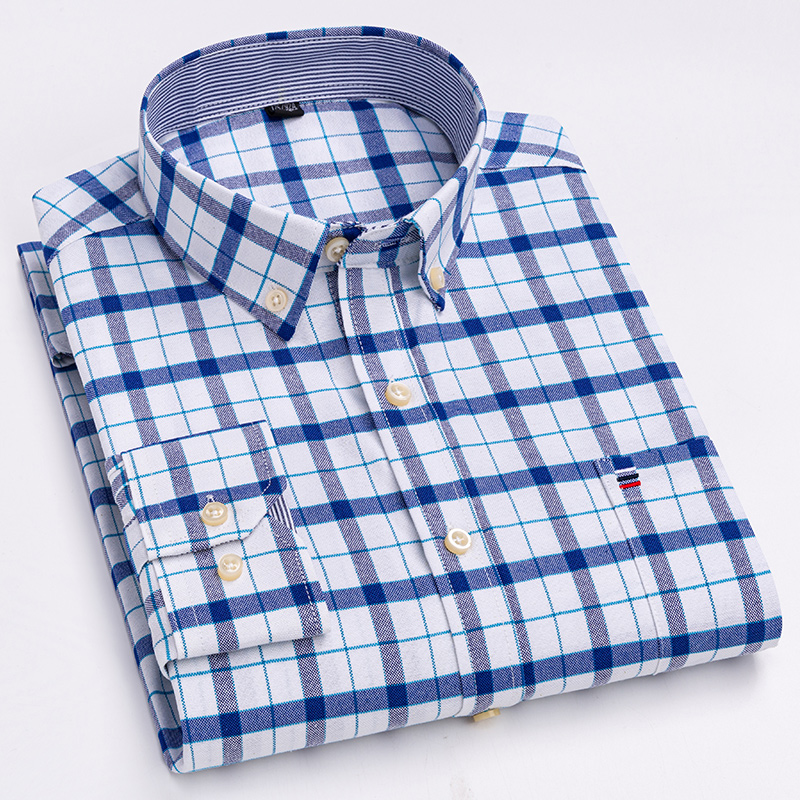 Erkek Casual Gömlek Pamuk Oxfo - Oxford Cotton Casual Shirt Business incelemesi ve fiyatı