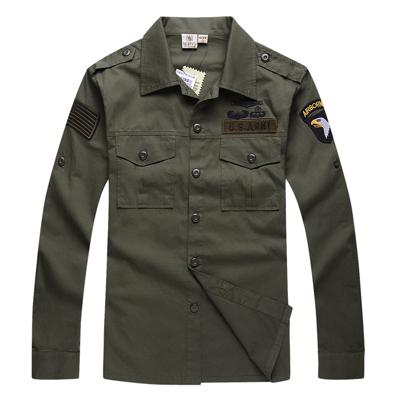 Erkek Pamuk Askeri Meraklısı U - Tactical Military Shirt Cargo incelemesi ve fiyatı