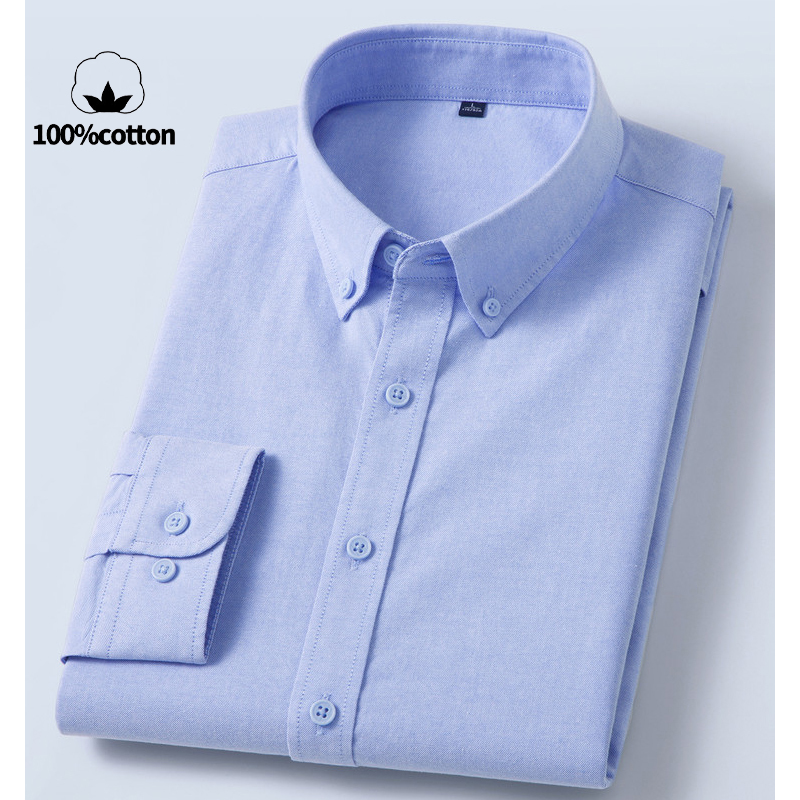 Erkek %100 Pamuklu Oxford Göml - Mandarin Collar Formal Shirt Slim Fit incelemesi ve fiyatı