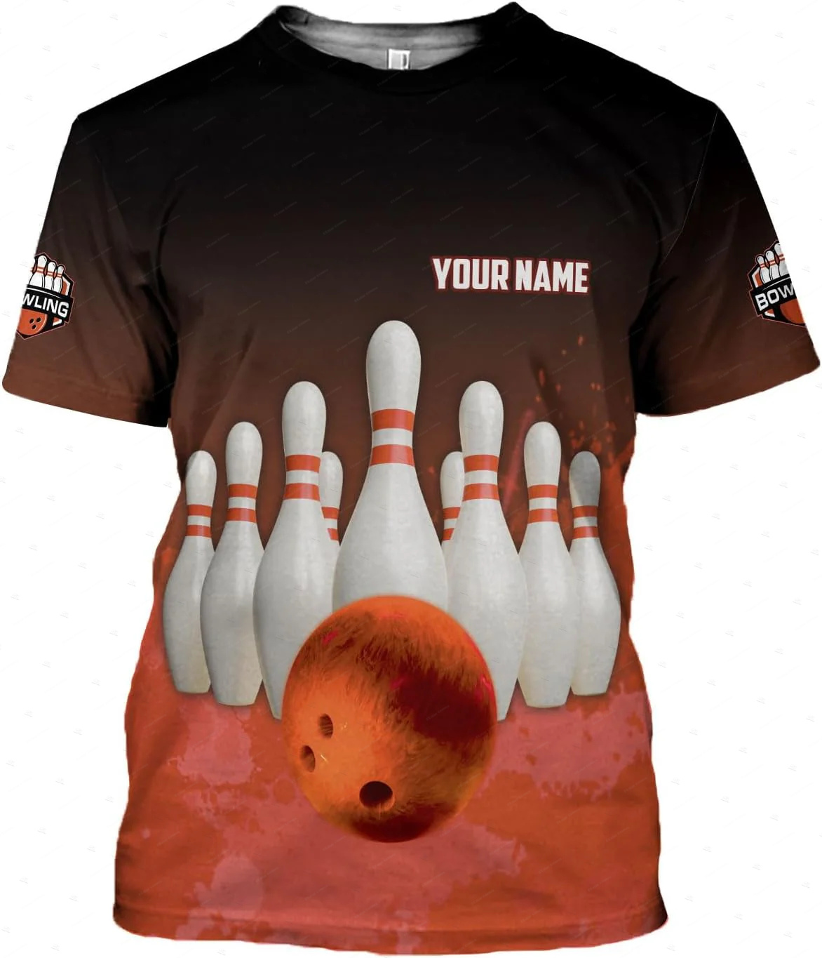 Özel Ad Degrade Bowling Alev G - Short Sleeve Bowling Shirt Retro incelemesi ve fiyatı