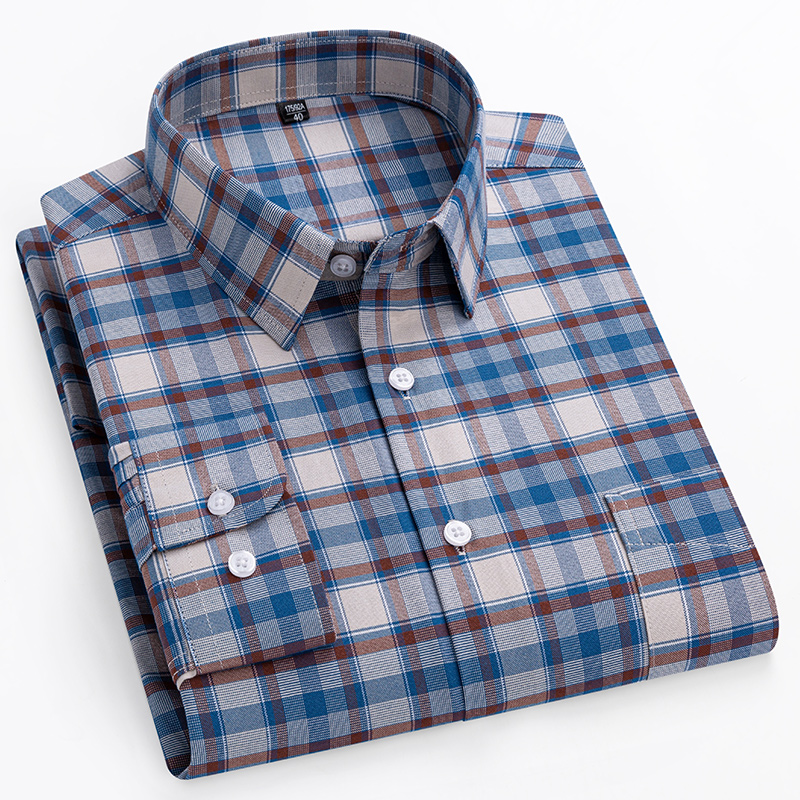 Yeni 11XL 10XL Ekstra büyük er - Oxford Cotton Casual Shirt Business incelemesi ve fiyatı