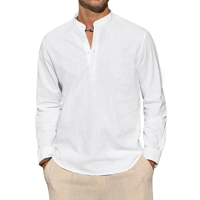 Erkek Uzun Kollu Tişörtler Gün - Mens Linen Shirt Long Sleeve incelemesi ve fiyatı