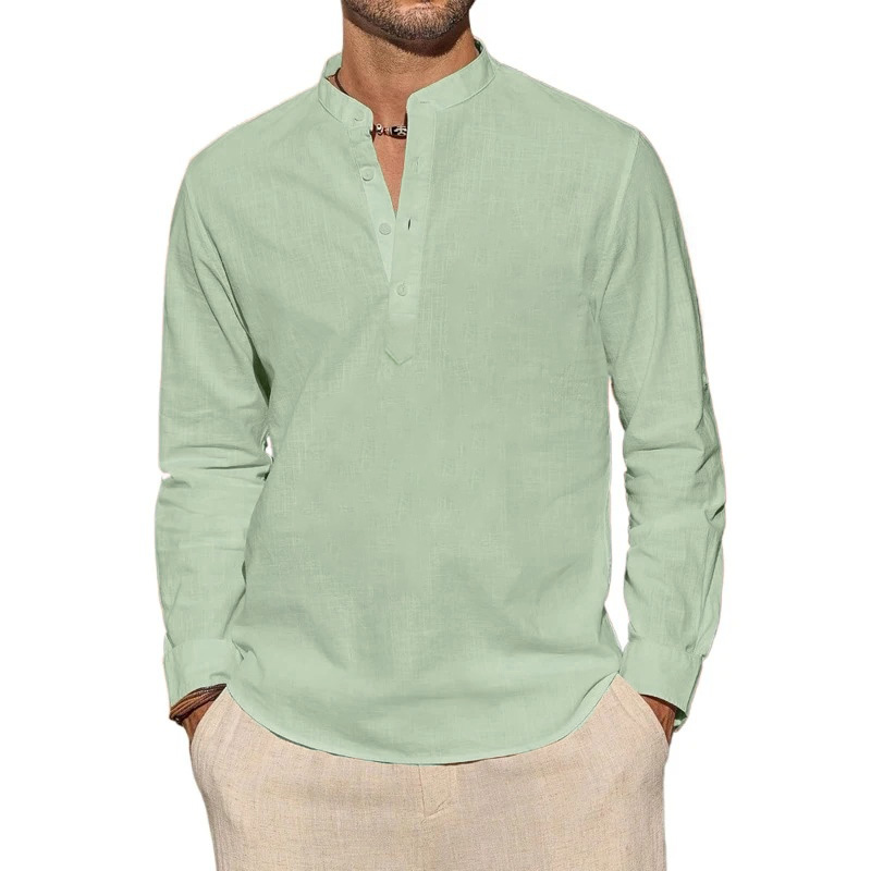 Erkek Uzun Kollu Tişörtler Gün - Mens Linen Shirt Long Sleeve incelemesi ve fiyatı