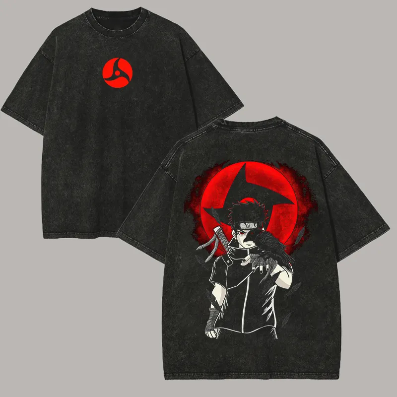 Naruto Shisui Uchiha T Shirt M - Acid Wash Vintage Graphic T Shirt incelemesi ve fiyatı