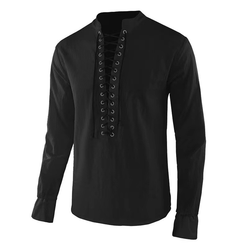 Erkek Rönesans Gömleği Korsan  - Mens Linen Shirt Long Sleeve incelemesi ve fiyatı