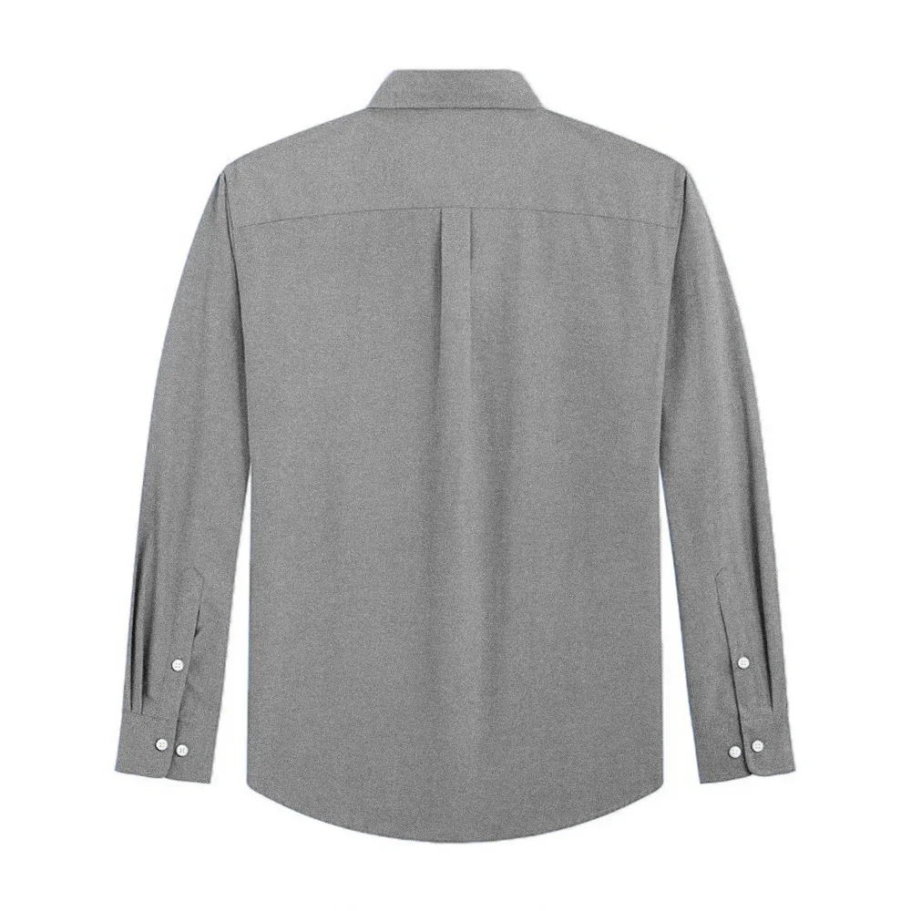 Erkek Uzun Kollu Gömlek Düz Re - Oxford Cotton Casual Shirt Business incelemesi ve fiyatı