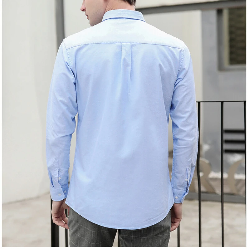 Yeni Erkek Oxford Gömlek %76 P - Oxford Cotton Casual Shirt Business incelemesi ve fiyatı